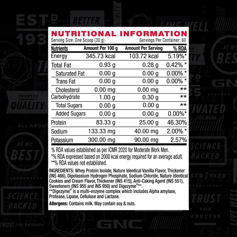 GNC AMP Pure Isolate (Low/Zero Carb)