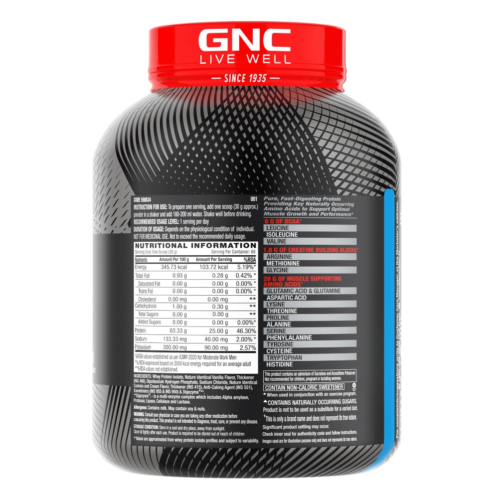 GNC AMP Pure Isolate (Low/Zero Carb)