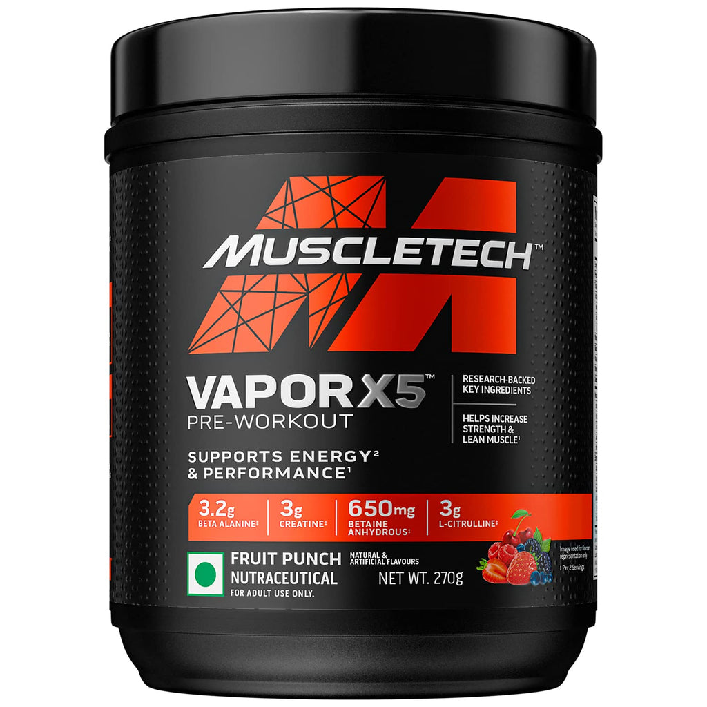 MuscleTech Vapor X5 Pre Workout 30 Servings, 270g