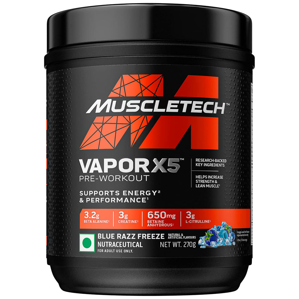 MuscleTech Vapor X5 Pre Workout 30 Servings, 270g