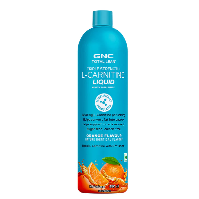 GNC Liquid L-Carnitine 3000mg | Triple Strength Formula | Strawberry Kiwi