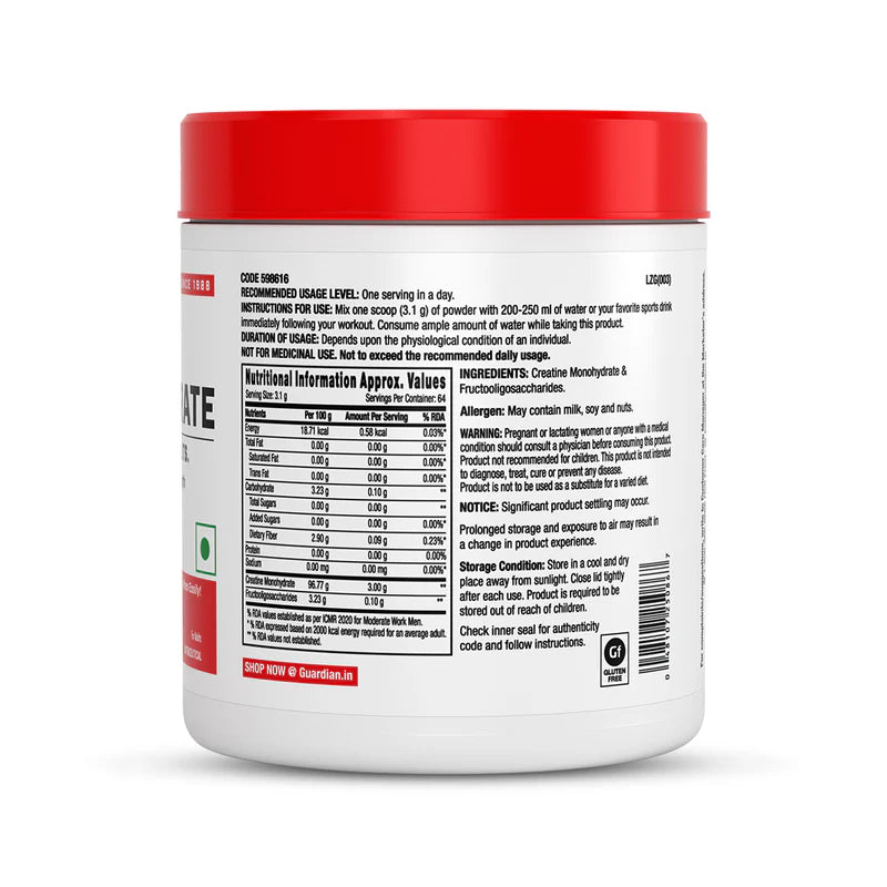 GNC Pro Performance Creatine Monohydrate ( 200g )