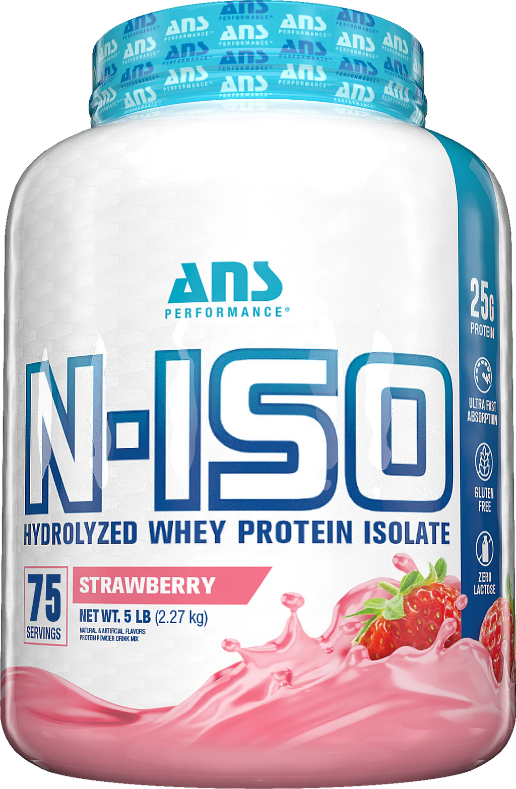 ANS Performance N-ISO Hydro Whey Isolate Protein 5 lbs (2.27 kg)