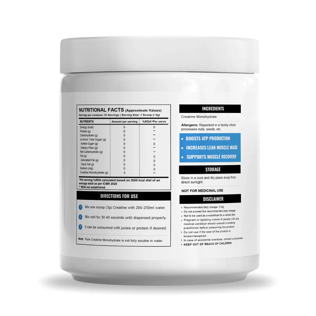 Wellcore Creatine Combo – Micronised Creatine Monohydrate ( 83+33 serving )