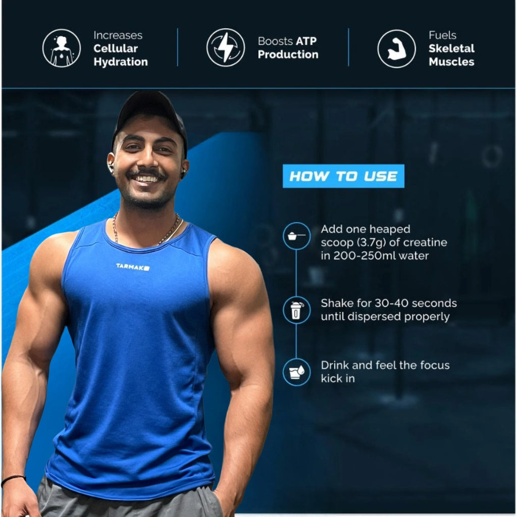 Creatine Monohydrate (83s) – High-Purity Muscle Growth & Strength Support