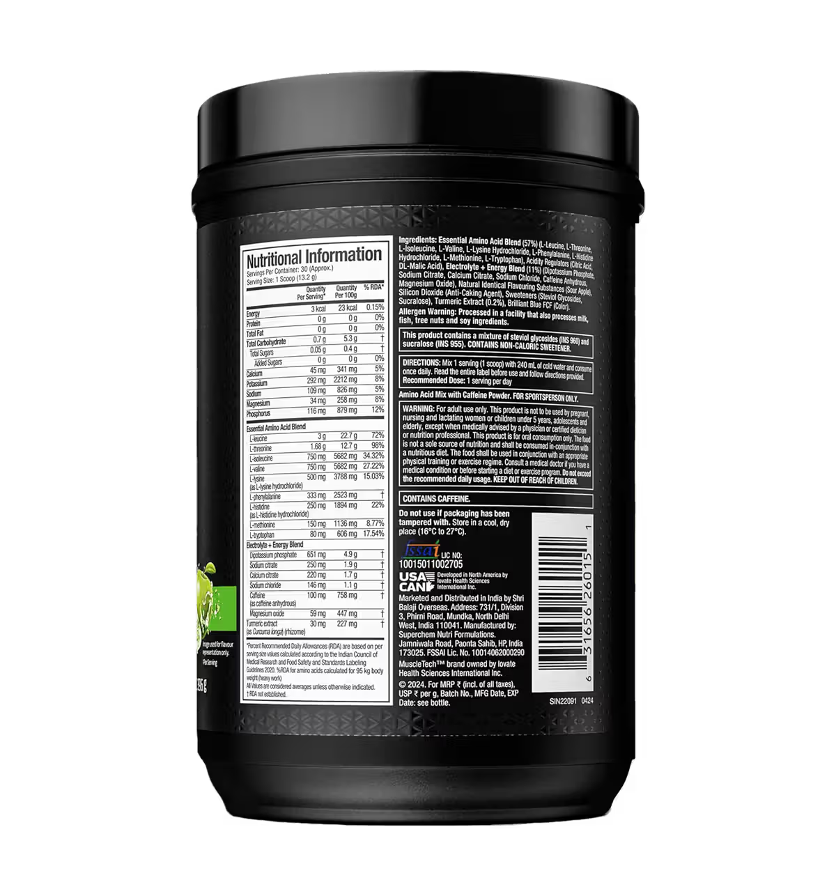 Muscletech EAA + Energy Enhance Muscle Strength (Essential Amino Acids)