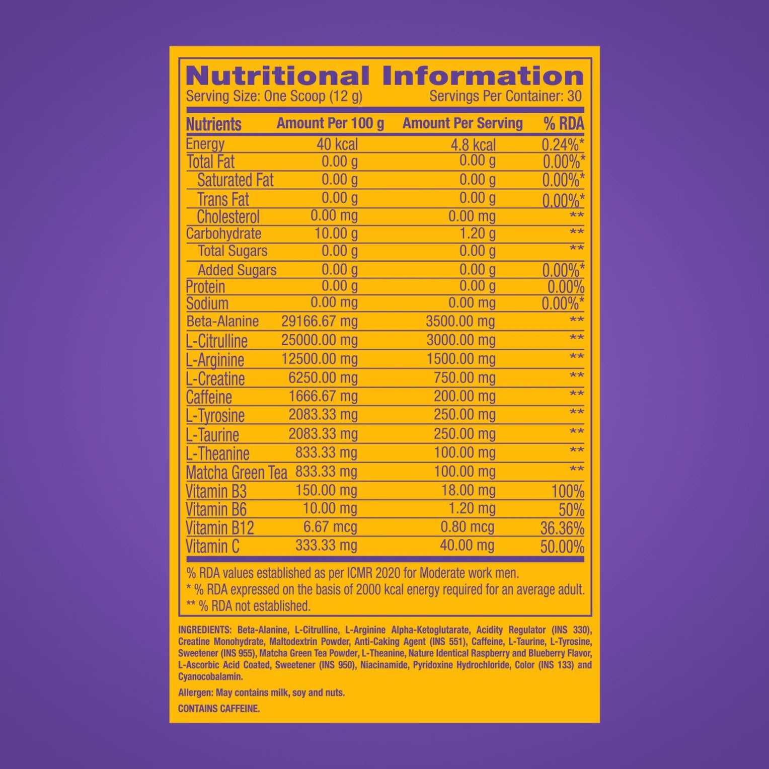 GNC Pro Performance | 360 gm | 30 Servings | Blood Orange Pre Workout (360 g )