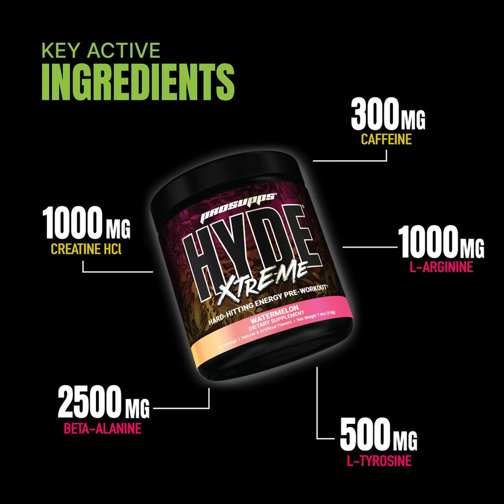 Hyde Xtreme - Hard Hitting Energy Pre Workout Supplement  | 30 servings