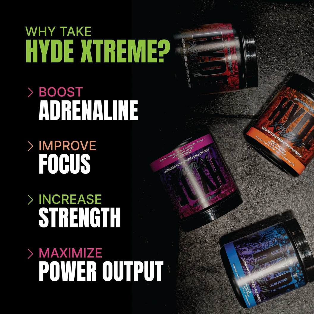 Hyde Xtreme - Hard Hitting Energy Pre Workout Supplement  | 30 servings