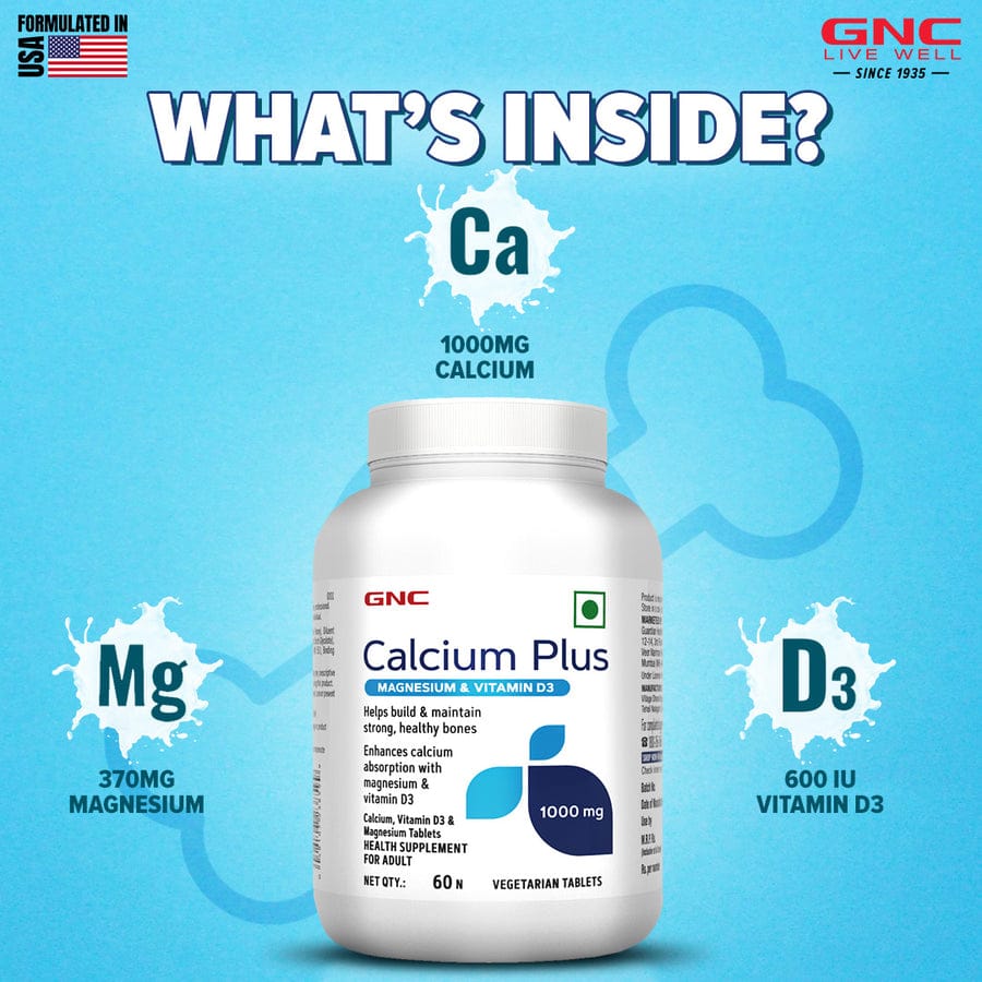 Calcium Plus 1000mg with Magnesium and Vitamin D3