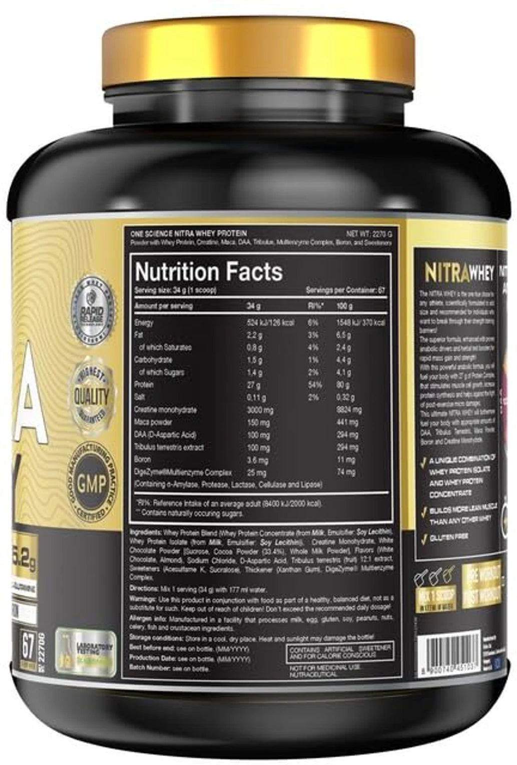 One Science 100% Premium Whey Protein