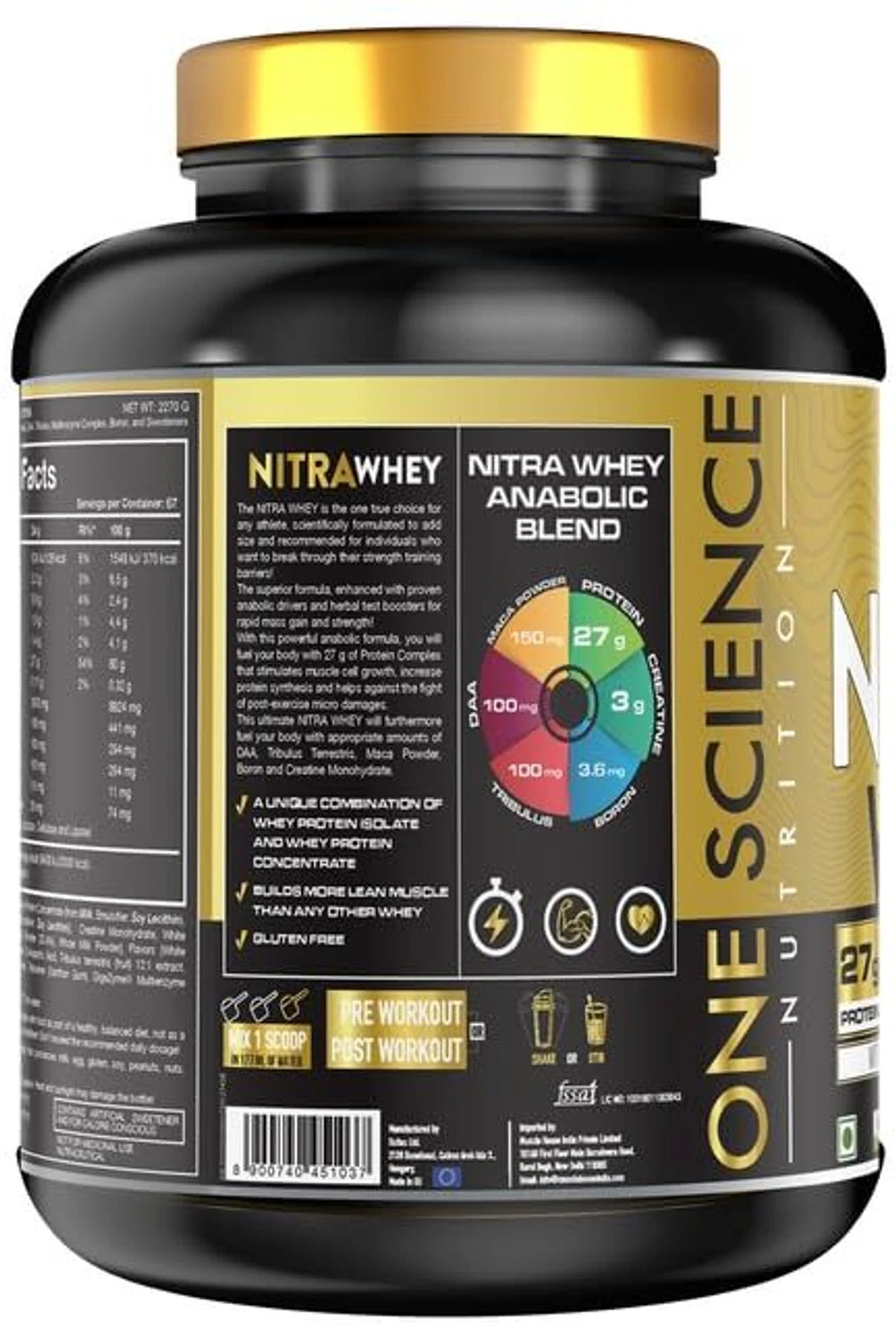 One Science 100% Premium Whey Protein