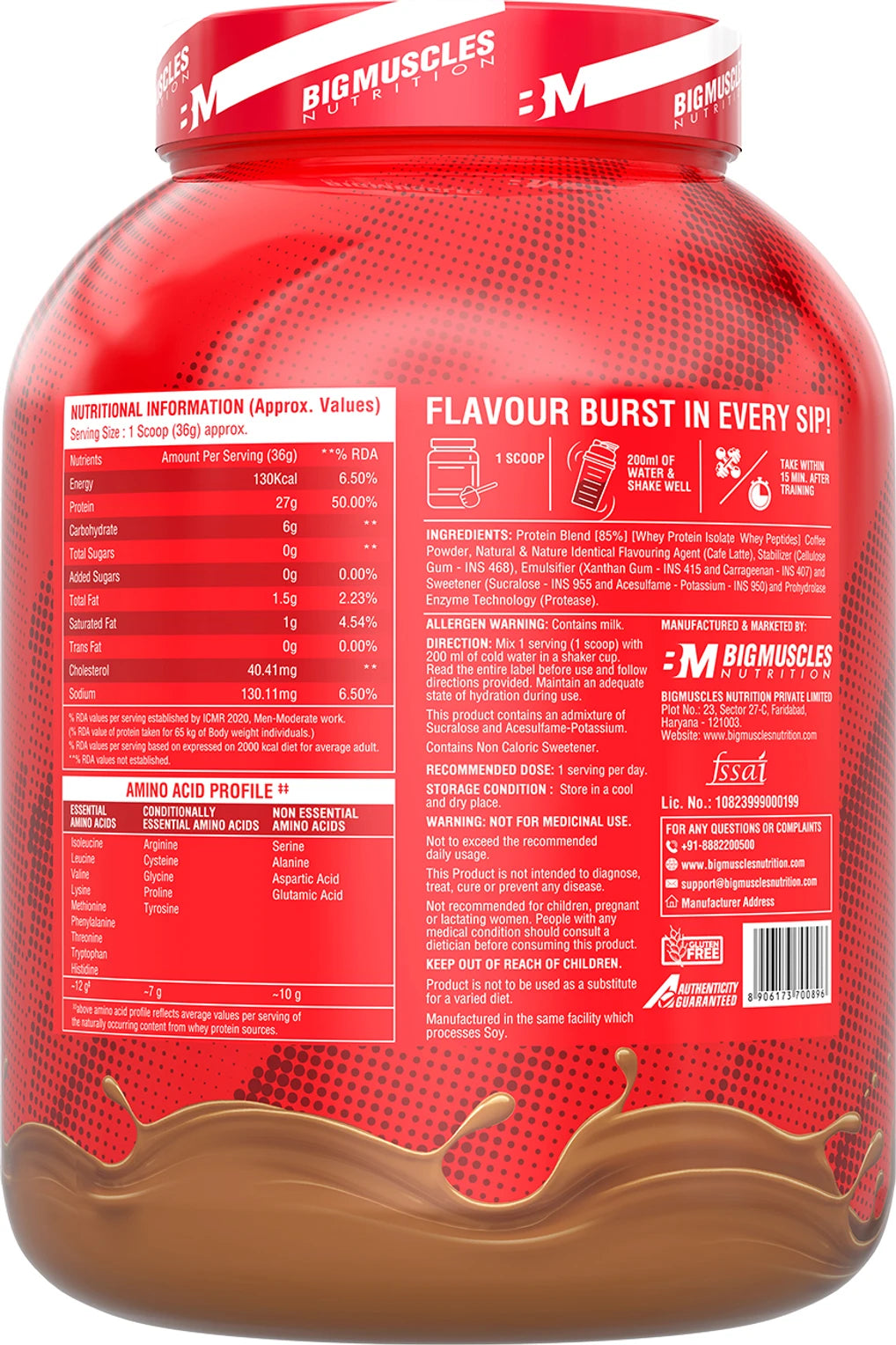 BIGMUSCLES NUTRITION Nitric Whey Protein