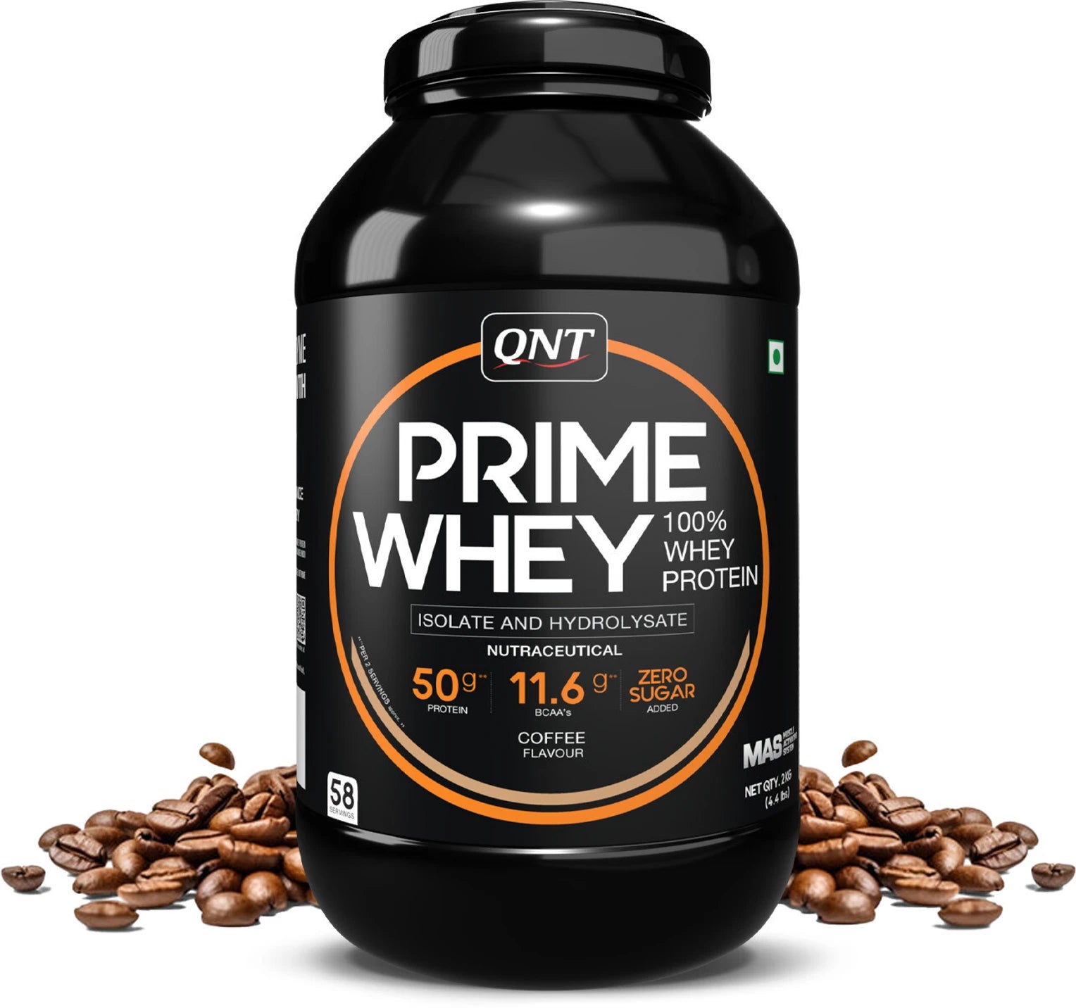 QNT Prime Whey, 100% Whey Protein with whey Isolate, 1/2 kg